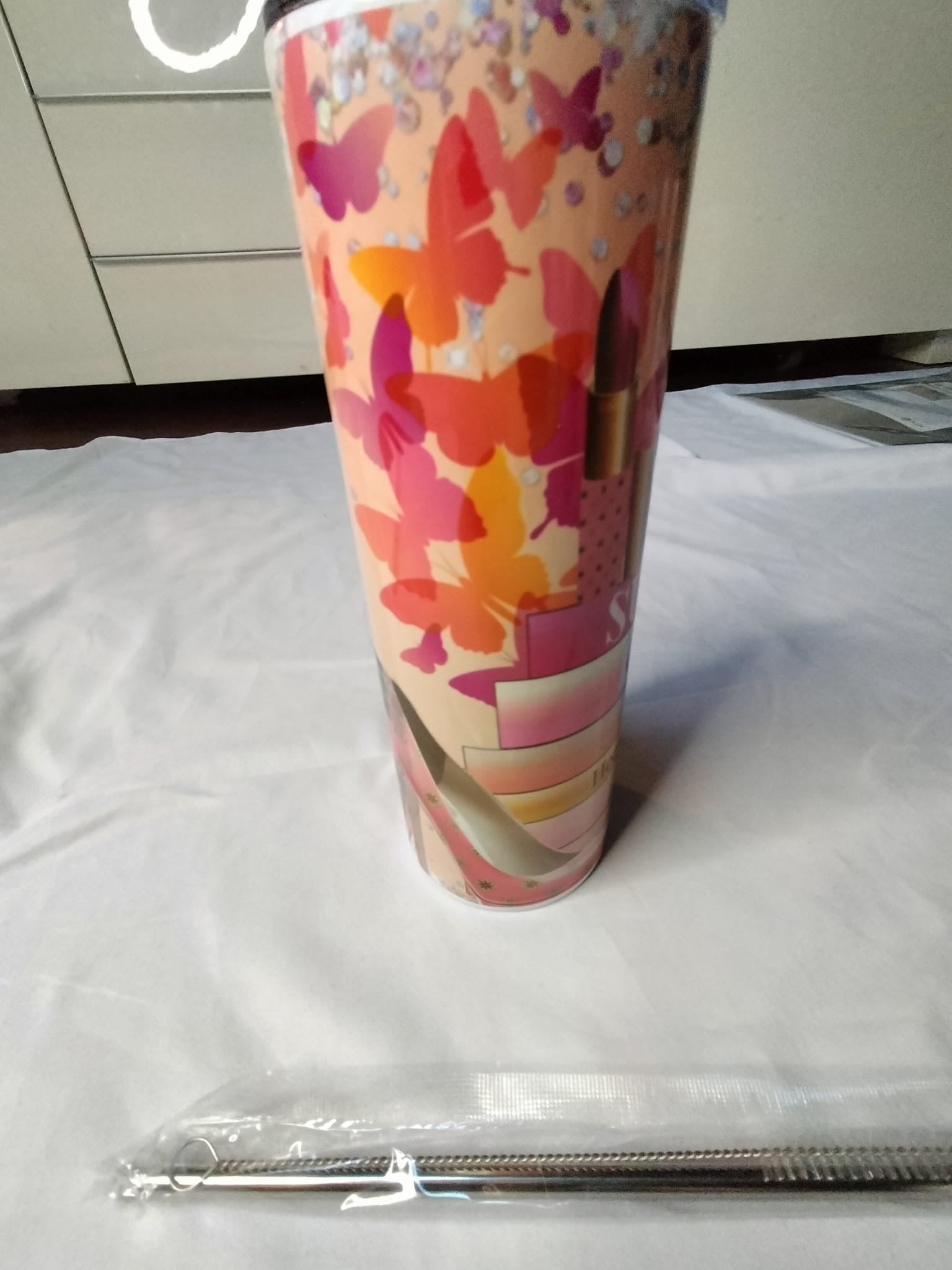 20oz “Girl Boss” Tumbler – Pink Glam