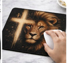 Man of Faith Lion Mouse Pad