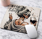 Nope, Not Today - All Peopled Out Mouse Pad
