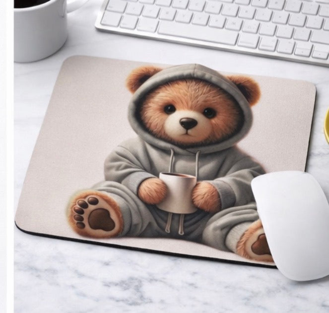 Cute Teddy Bear Mouse Pad