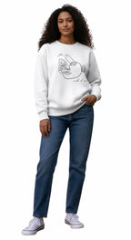 Women’s Graphic Sweatshirt “You Are a Work of art”