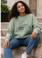 Women’s Graphic Sweatshirt “You Are a Work of art”