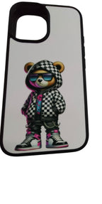 Cool Streetwear Bear Phone Case Compatible with iPhone