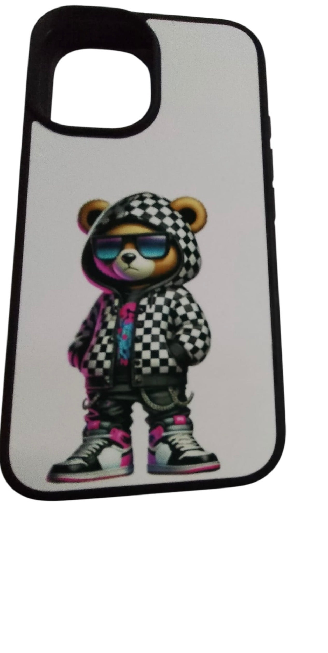 Cool Streetwear Bear Phone Case Compatible with iPhone