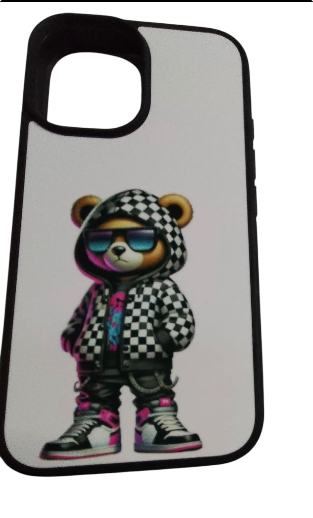 Cool Streetwear Bear Phone Case Compatible with iPhone