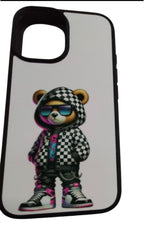 Cool Streetwear Bear Phone Case Compatible with iPhone