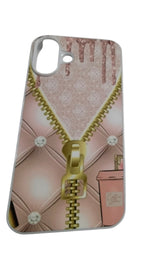 Glam Zipper Chic Phone Case Compatible with iPhone