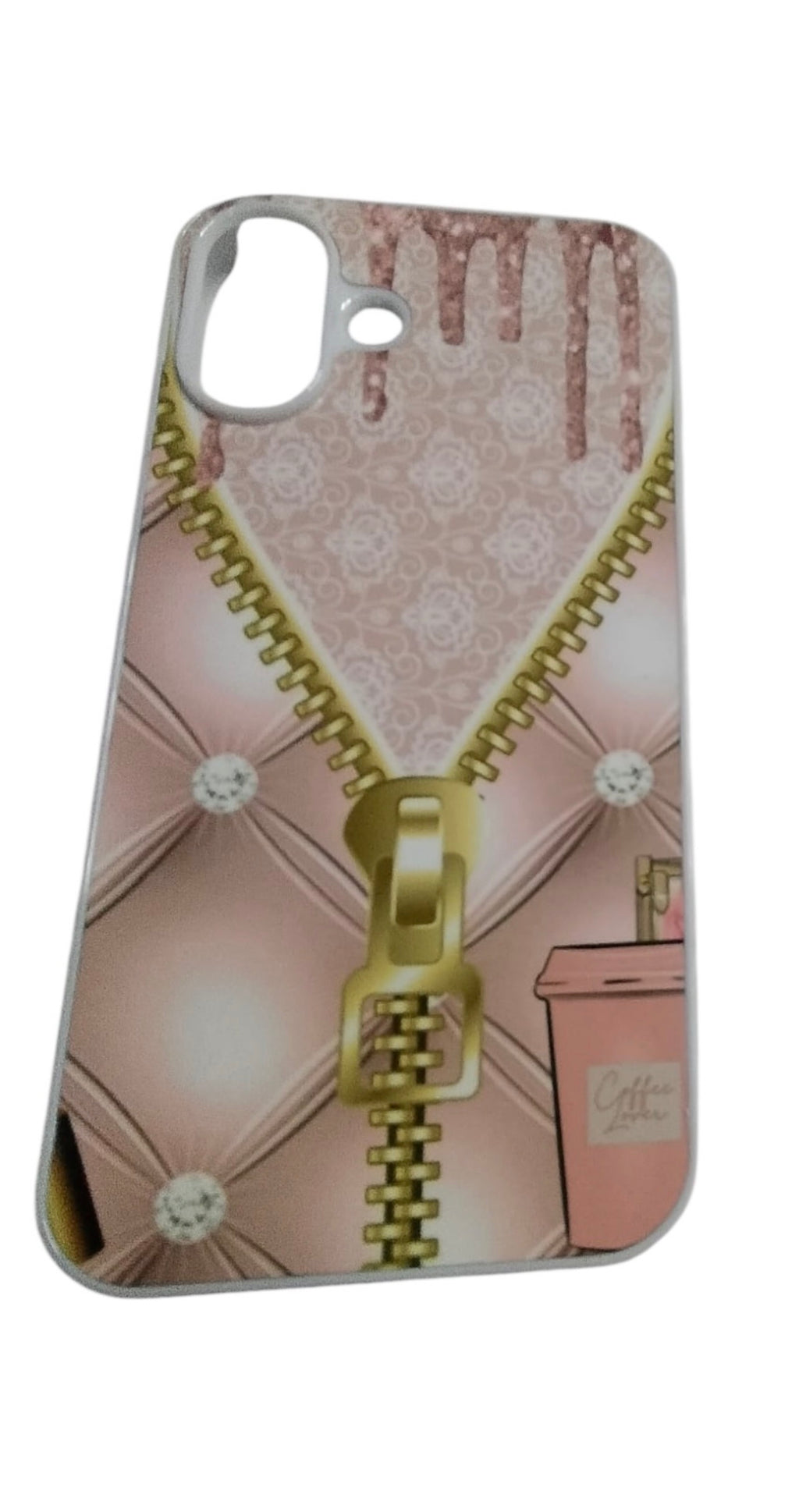 Glam Zipper Chic Phone Case Compatible with iPhone