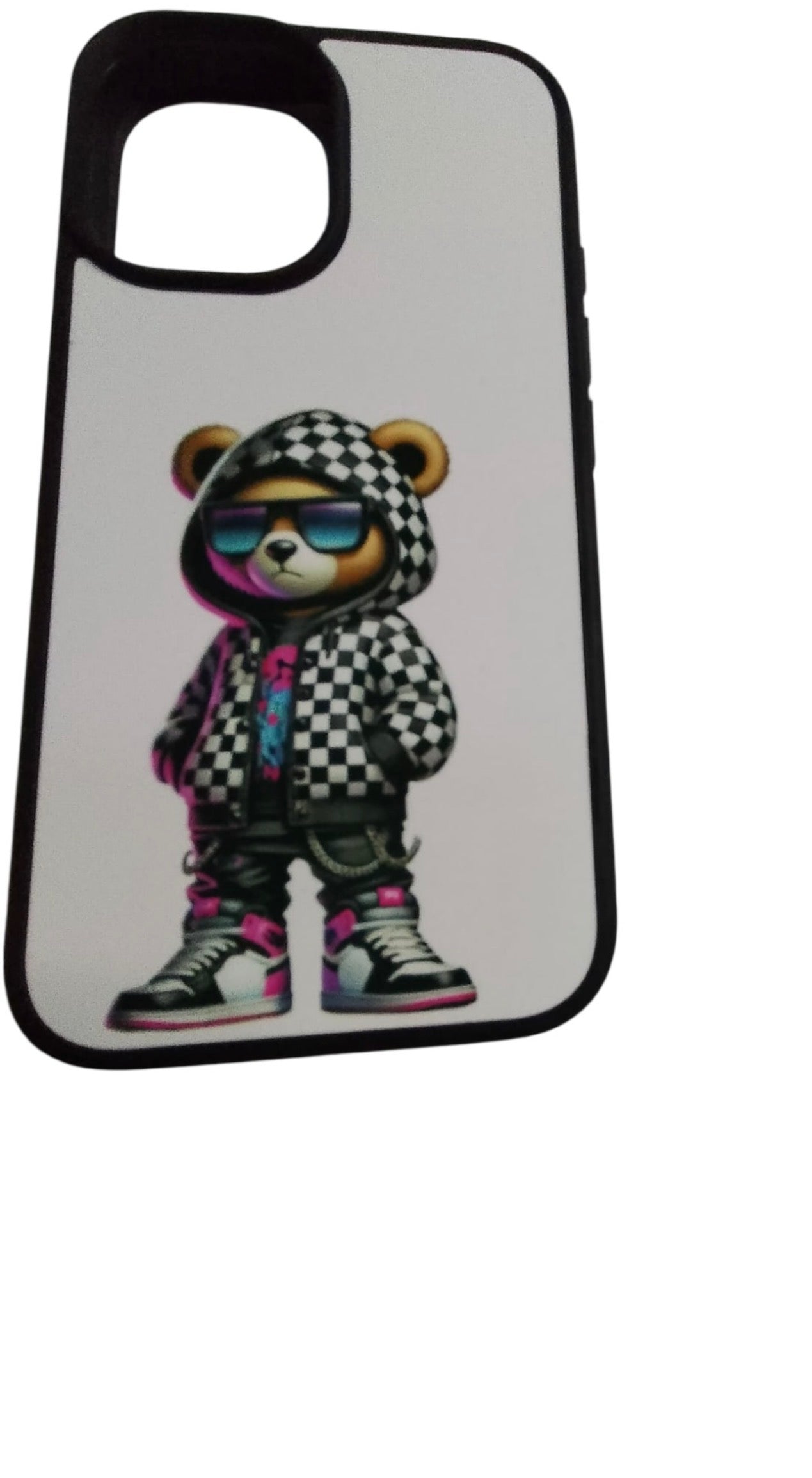 Cool Streetwear Bear Phone Case Compatible with iPhone