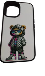 Cool Streetwear Bear Phone Case Compatible with iPhone