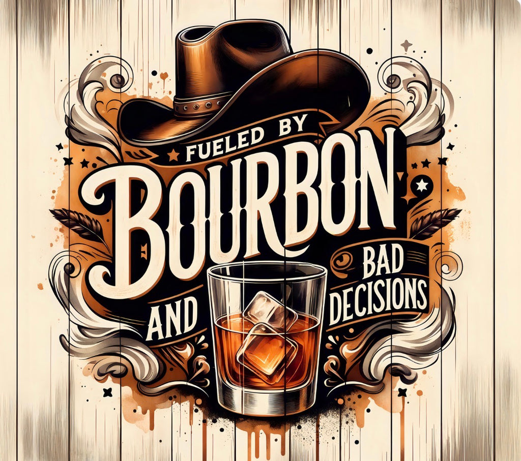 Fueled by Bourbon and Bad Decisions 20oz Tumbler
