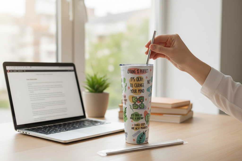 20oz Inspirational Mental Health Tumbler