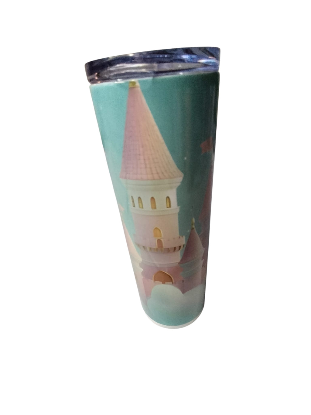 Fantasy Castle Stainless Steel Tumbler (with Straw)**