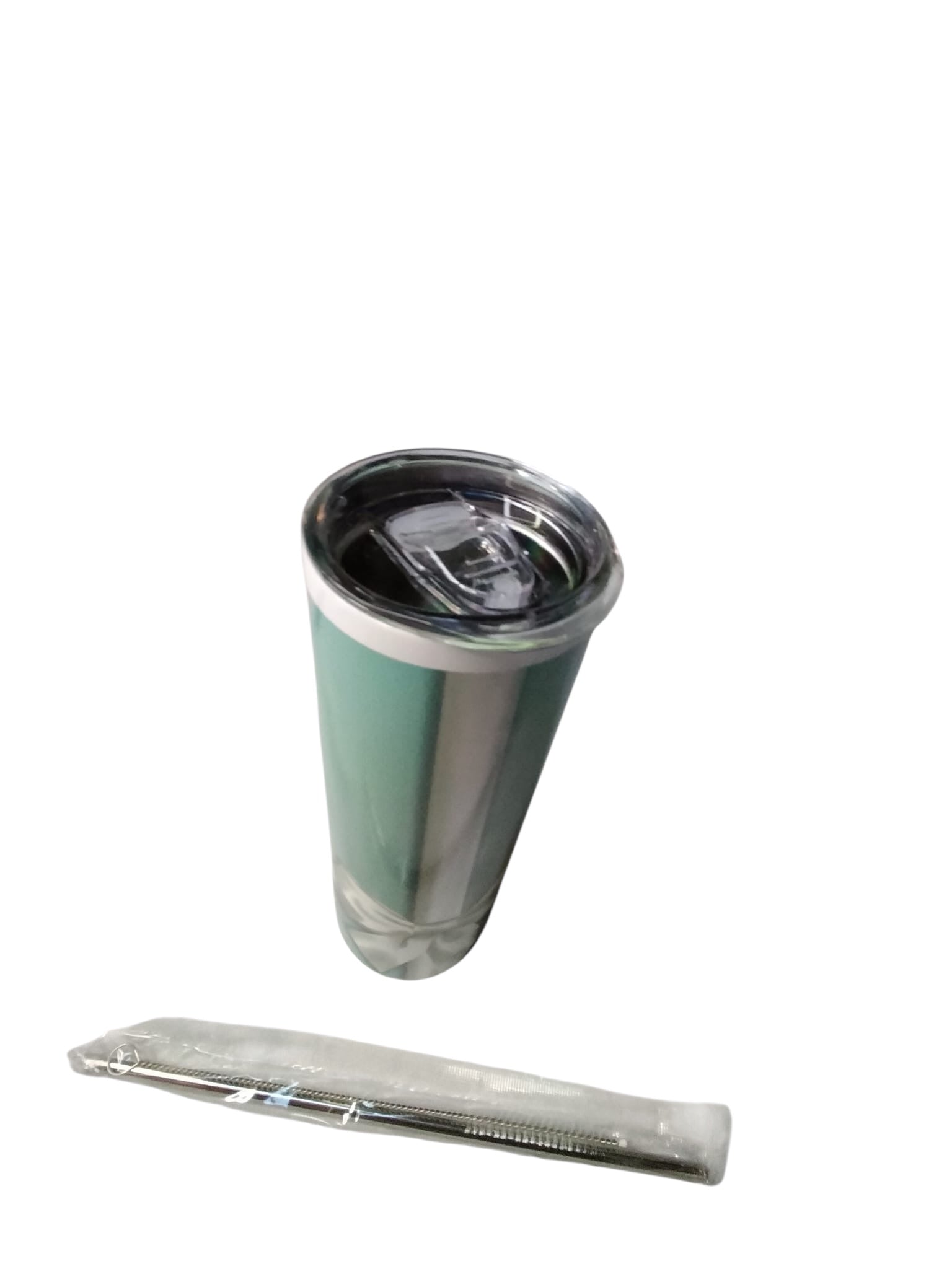 Elegant Gift Box-Inspired 20oz Tumbler with Straw