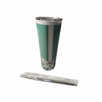 Elegant Gift Box-Inspired 20oz Tumbler with Straw
