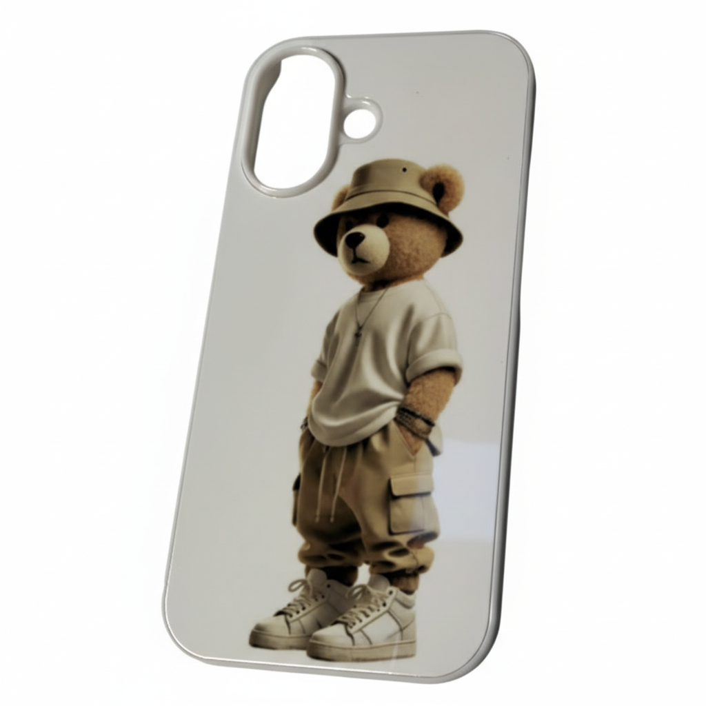 Stylish Streetwear Bear Phone Case Compatible with iPhone