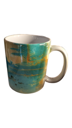 Abstract Ocean 11oz Ceramic Mug