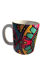Vibrant Mandala 11oz Ceramic Mug