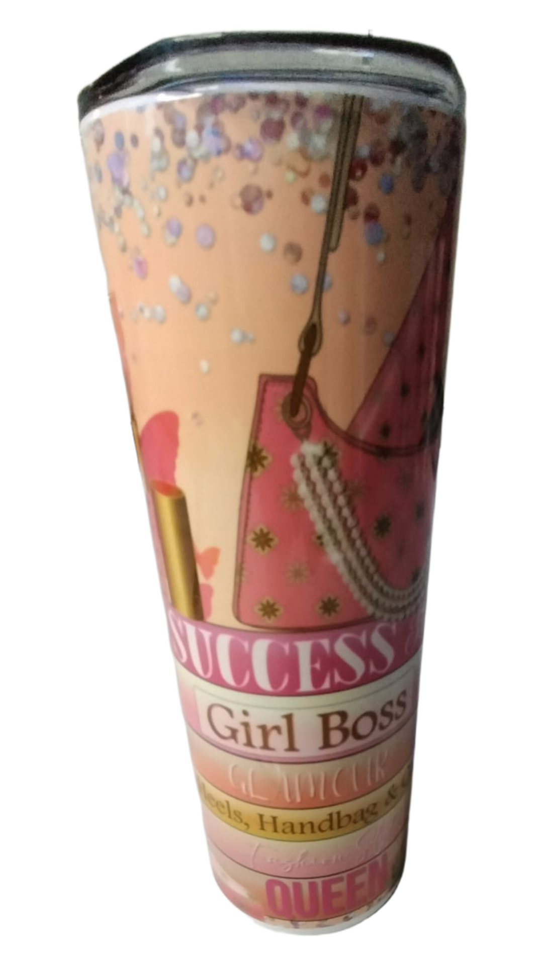 20oz “Girl Boss” Tumbler – Pink Glam