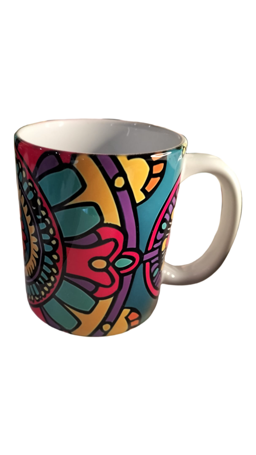 Vibrant Mandala 11oz Ceramic Mug